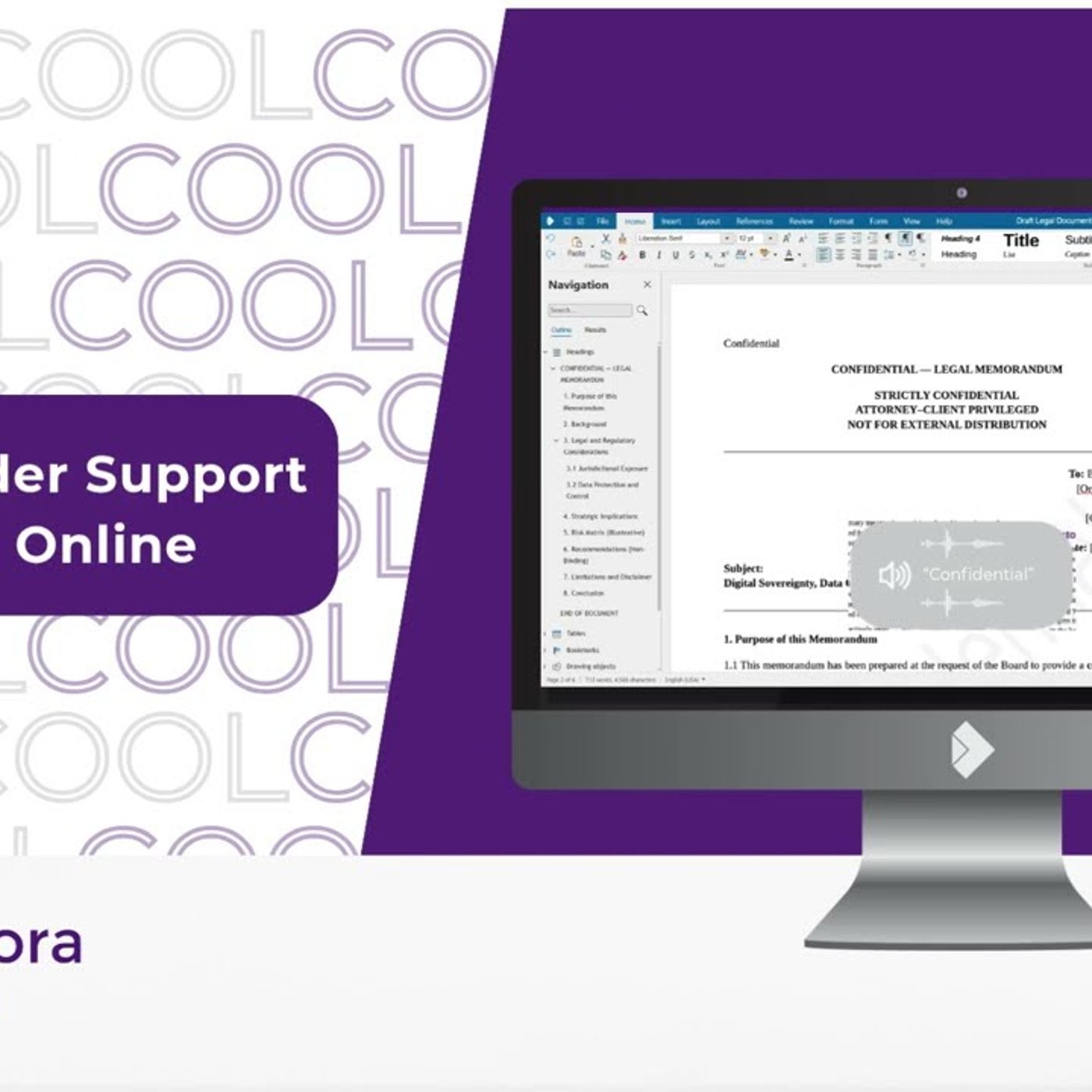 Screen Reader Support in Collabora Online #FeatureFriday episode artwork
